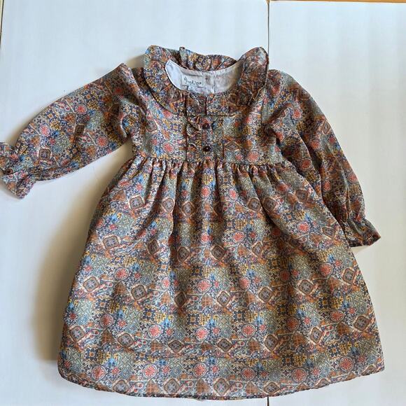 Pippa and Julie Flowy Bohemian Dress Size 5T - Picture 2 of 11